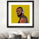 lebronjames by Ed Demetrius on GIANT ART - black digital drawing