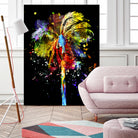 Palm Tree by Daniel Janda on GIANT ART - black mixed media