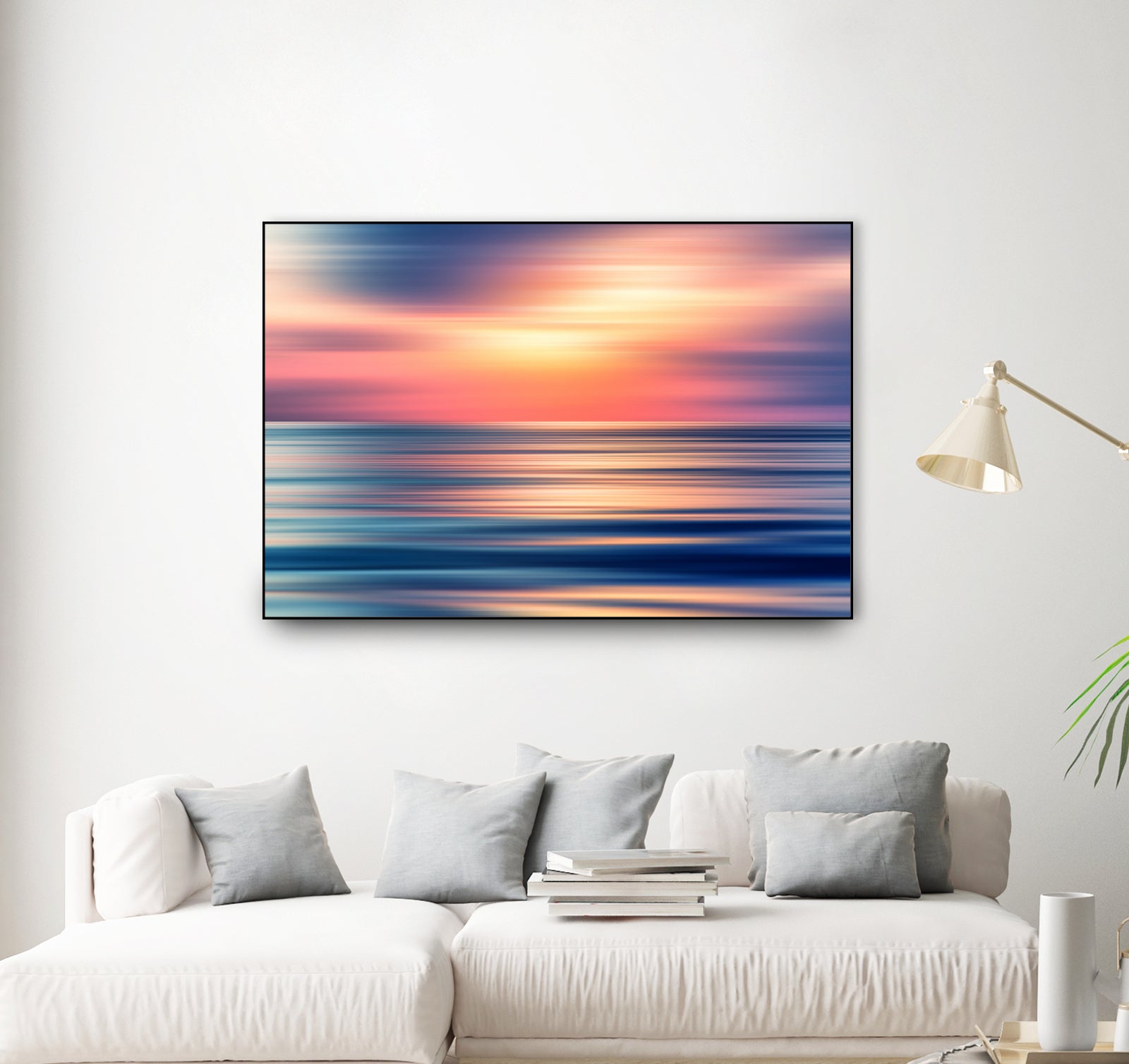 Abstract Sunset II by Tenyo Marchev on GIANT ART - orange processing/programming