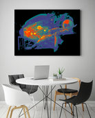 Cosmic Channel by Francis Mi Oza on GIANT ART - black digital painting