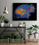 Cosmic Channel by Francis Mi Oza on GIANT ART - black digital painting