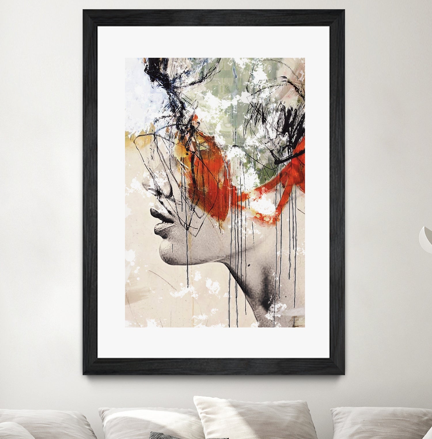 Abstract deconstruction ... by Menelaos Trompoukis on GIANT ART - orange digital painting