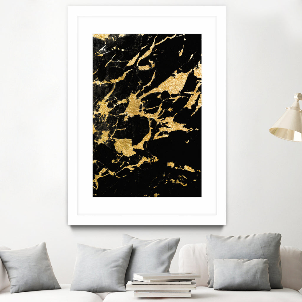 Black Marble Gold Glam #2 #decor #art by Anita & Bella Jantz on GIANT ART - black photo illustration