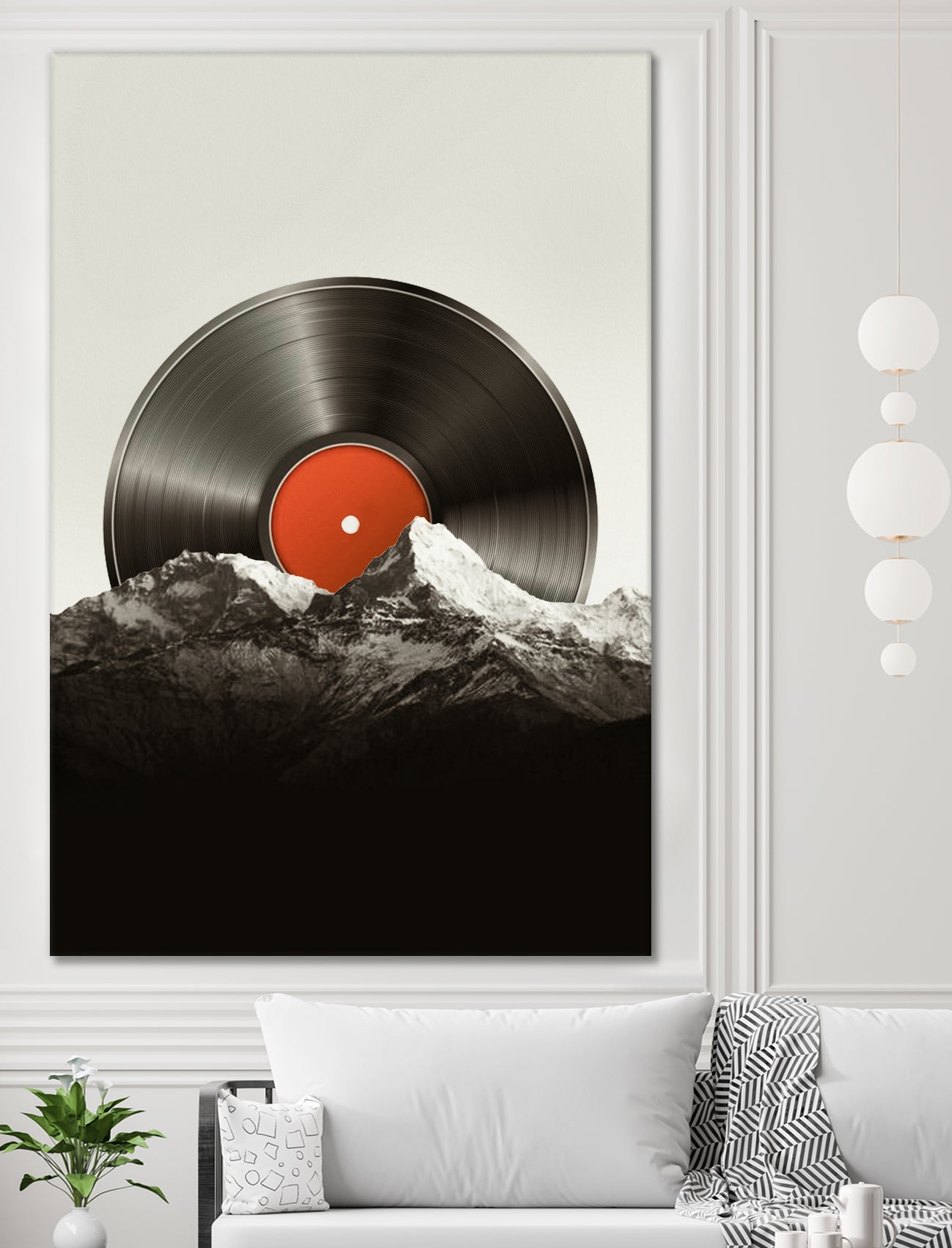 Retro vinyl record by Menelaos Trompoukis on GIANT ART - black digital painting