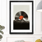 Retro vinyl record by Menelaos Trompoukis on GIANT ART - black digital painting