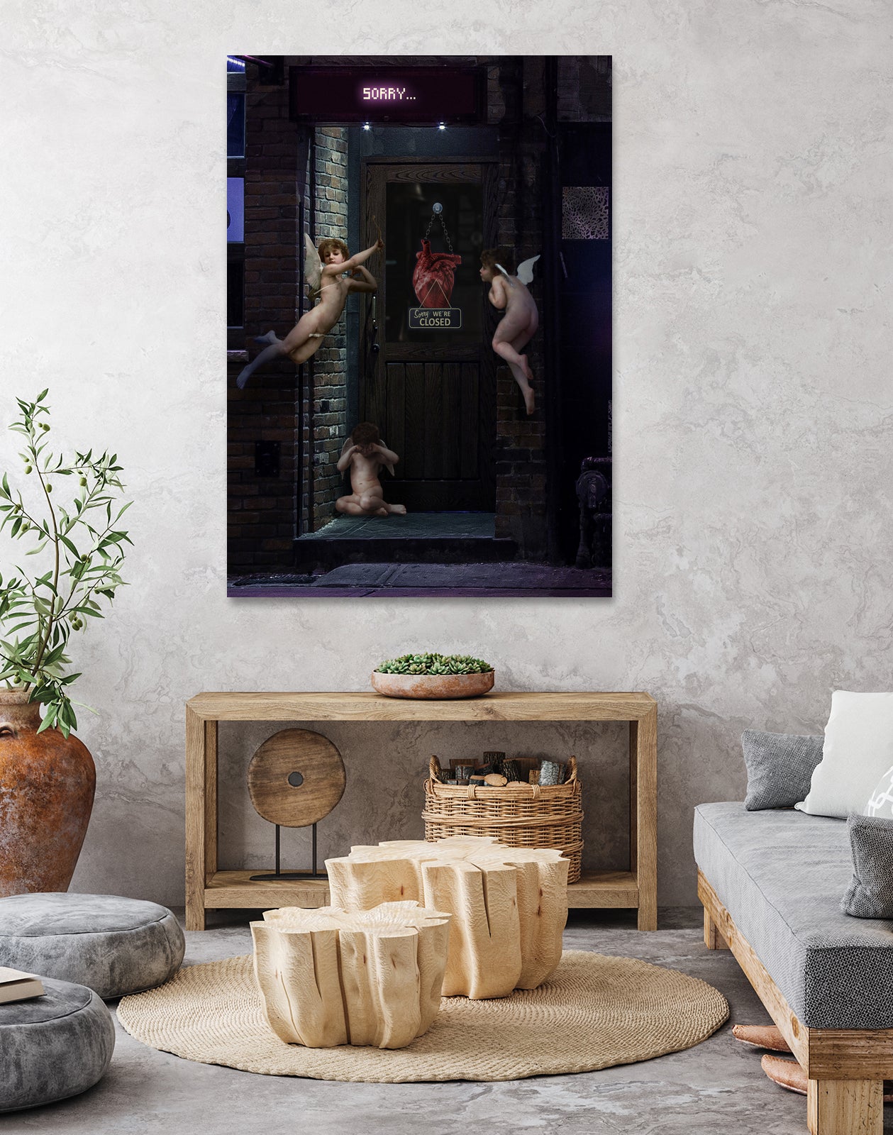 Sorry We're Closed... by Mehmet Geren on GIANT ART - blue photo manipulation