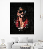 Snoop Dogg Splatter Painting by Jurijs Permanickis on GIANT ART - black digital painting