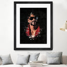 Snoop Dogg Splatter Painting by Jurijs Permanickis on GIANT ART - black digital painting