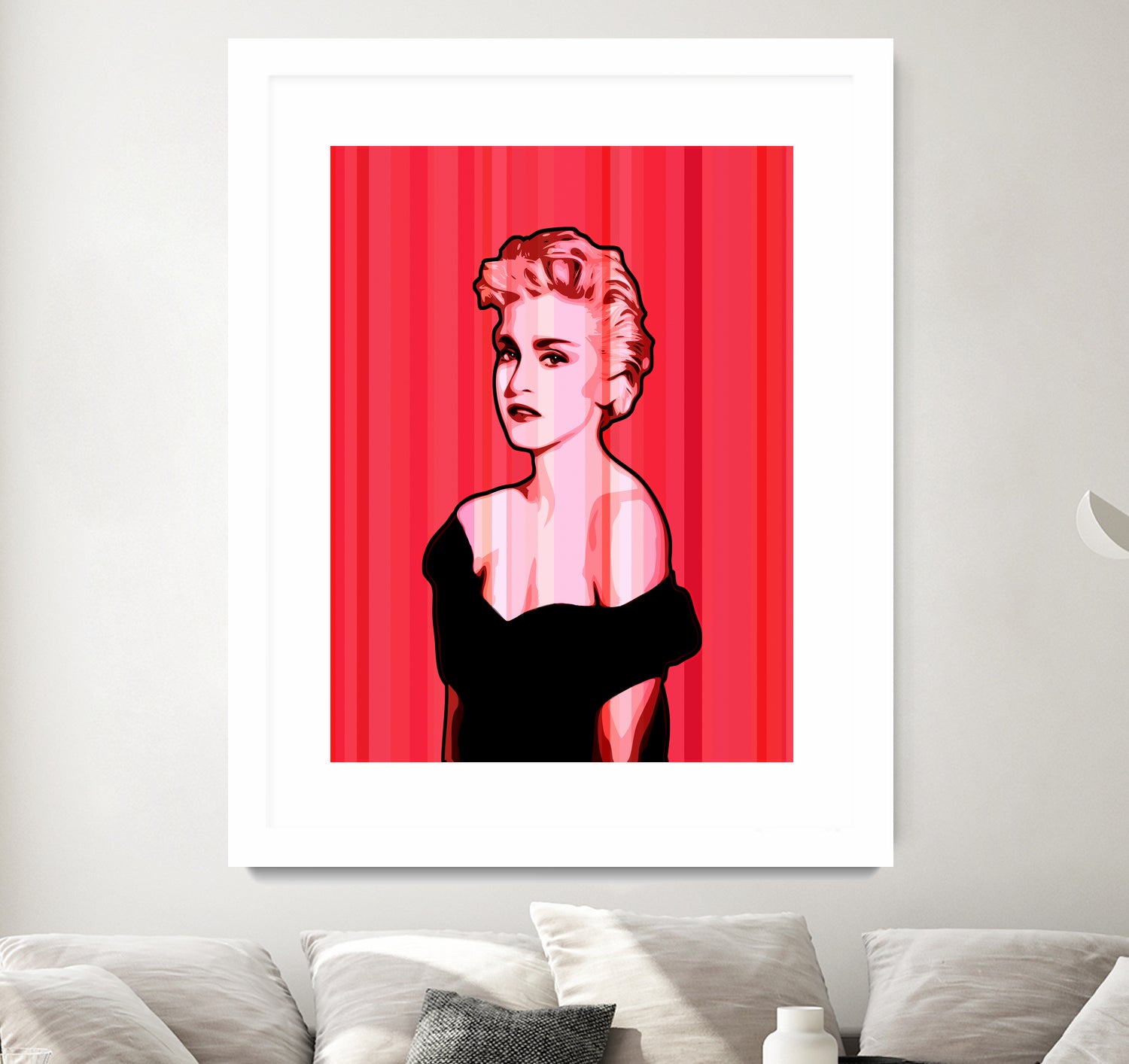 Madonna | Pop Art by William Cuccio on GIANT ART - pink digital painting