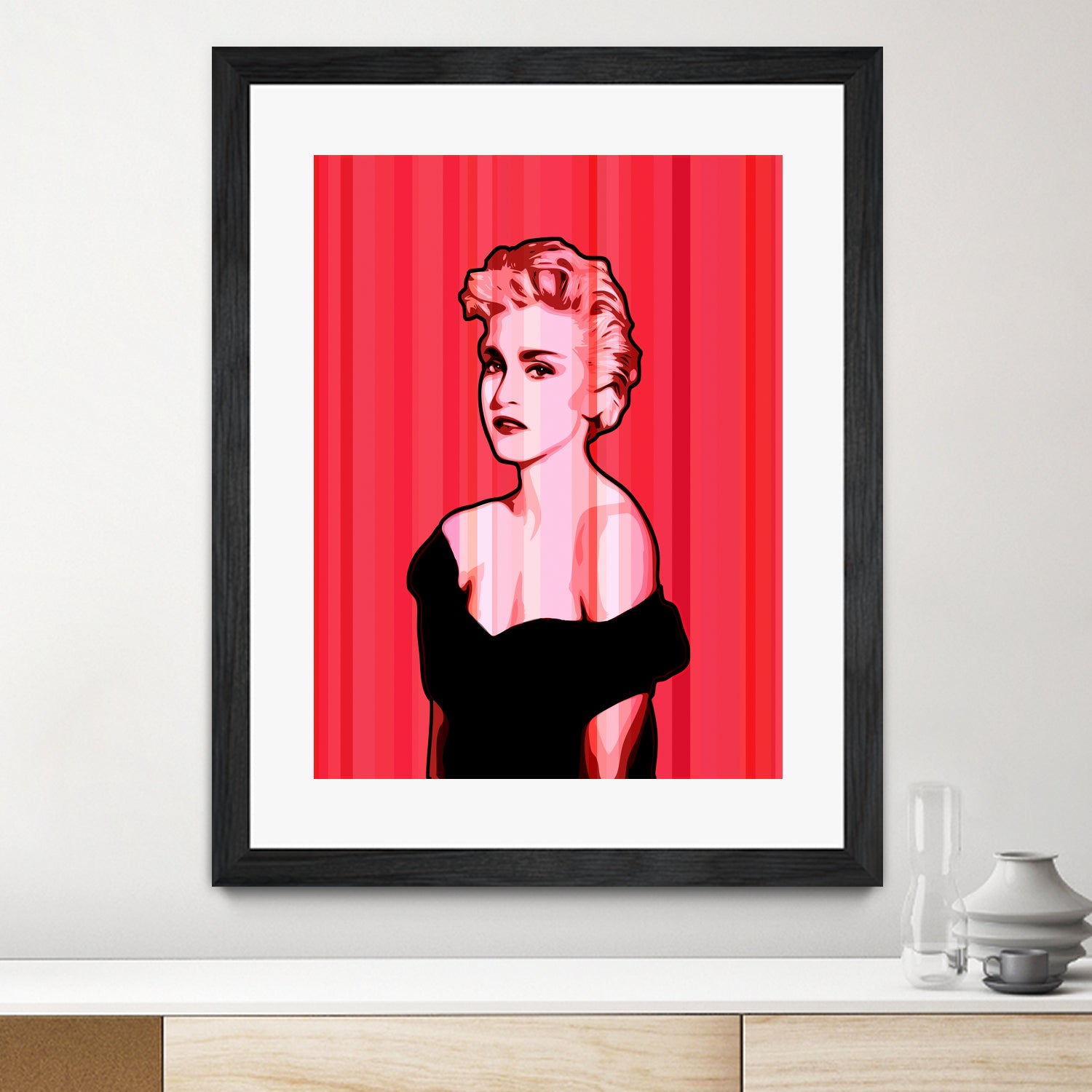 Madonna | Pop Art by William Cuccio on GIANT ART - pink digital painting