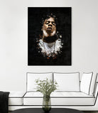 Jay-Z Splatter Painting by Jurijs Permanickis on GIANT ART - black digital painting