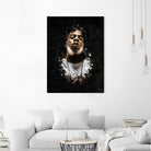 Jay-Z Splatter Painting by Jurijs Permanickis on GIANT ART - black digital painting