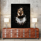 Jay-Z Splatter Painting by Jurijs Permanickis on GIANT ART - black digital painting