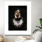 Jay-Z Splatter Painting by Jurijs Permanickis on GIANT ART - black digital painting