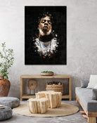 Jay-Z Splatter Painting by Jurijs Permanickis on GIANT ART - black digital painting