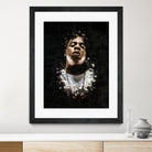 Jay-Z Splatter Painting by Jurijs Permanickis on GIANT ART - black digital painting