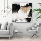 Black And Gold Veins by Elisabeth Fredriksson on GIANT ART - black mixed media