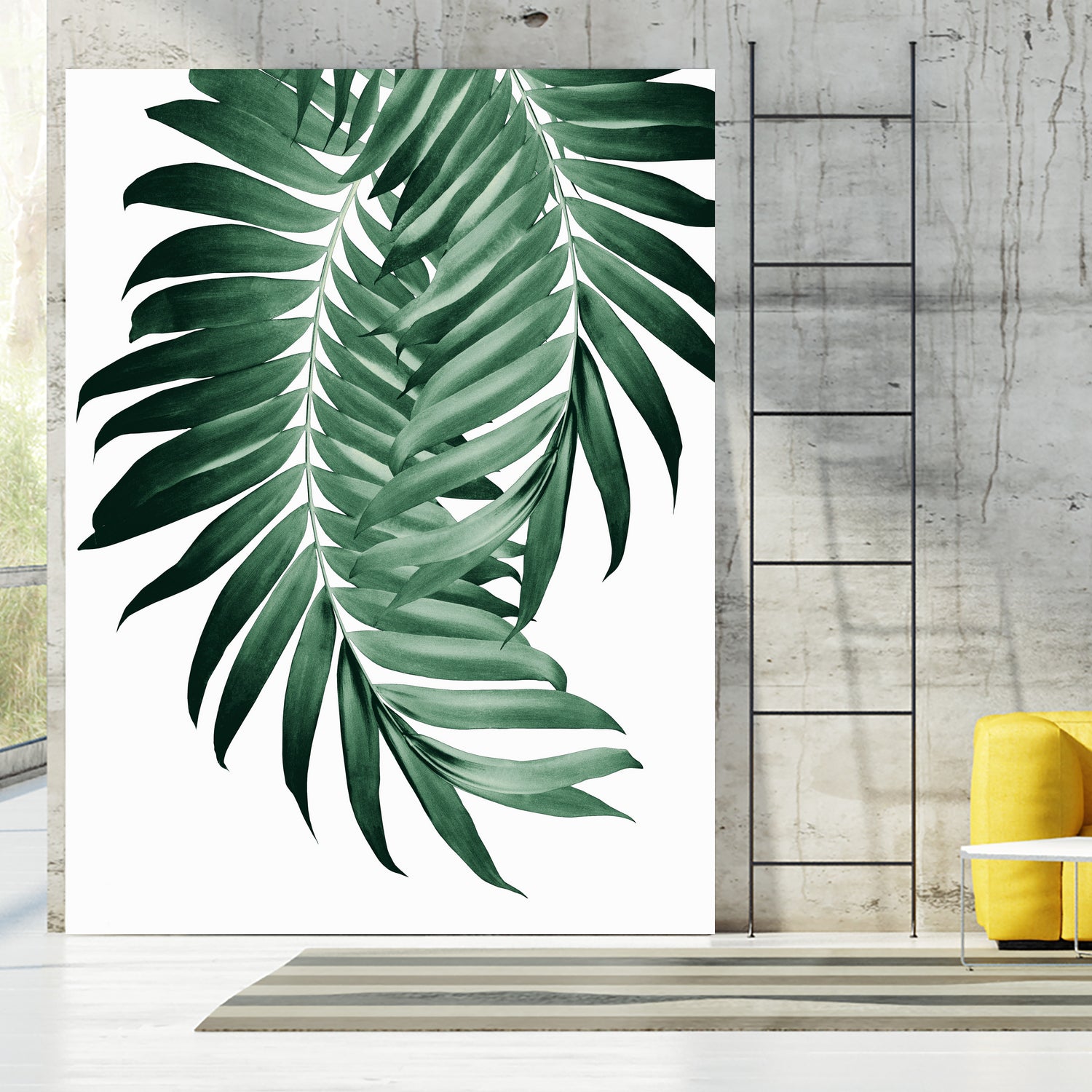 Palm Leaves Tropical Green Vibes #4 #tropical #decor #art by Anita & Bella Jantz on GIANT ART - green photo illustration