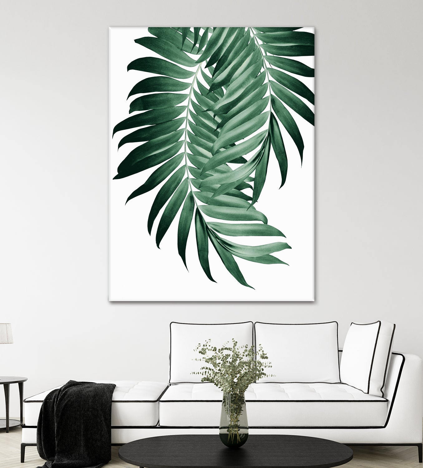 Palm Leaves Tropical Green Vibes #4 #tropical #decor #art by Anita & Bella Jantz on GIANT ART - green photo illustration