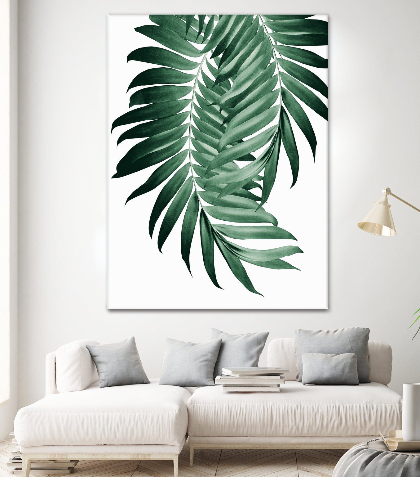 Palm Leaves Tropical Green Vibes #4 #tropical #decor #art by Anita & Bella Jantz on GIANT ART - green photo illustration