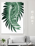 Palm Leaves Tropical Green Vibes #4 #tropical #decor #art by Anita & Bella Jantz on GIANT ART - green photo illustration