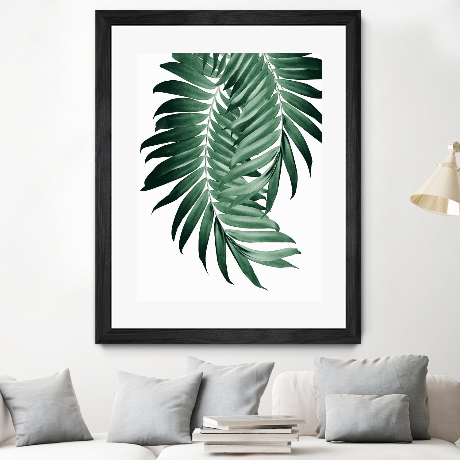 Palm Leaves Tropical Green Vibes #4 #tropical #decor #art by Anita & Bella Jantz on GIANT ART - green photo illustration