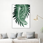 Palm Leaves Tropical Green Vibes #4 #tropical #decor #art by Anita & Bella Jantz on GIANT ART - green photo illustration