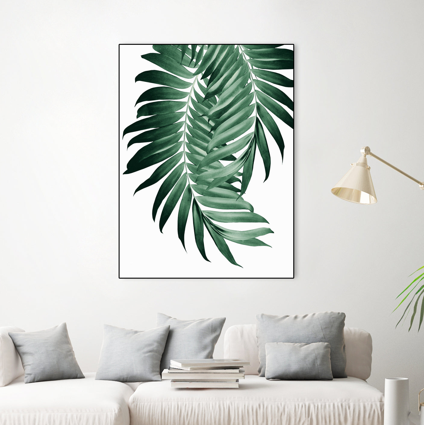 Palm Leaves Tropical Green Vibes #4 #tropical #decor #art by Anita & Bella Jantz on GIANT ART - green photo illustration