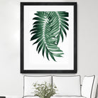 Palm Leaves Tropical Green Vibes #4 #tropical #decor #art by Anita & Bella Jantz on GIANT ART - green photo illustration