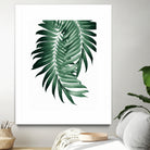 Palm Leaves Tropical Green Vibes #4 #tropical #decor #art by Anita & Bella Jantz on GIANT ART - green photo illustration