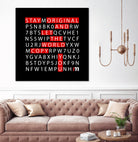 Stay Original by Mariana Angelova on GIANT ART - black typography