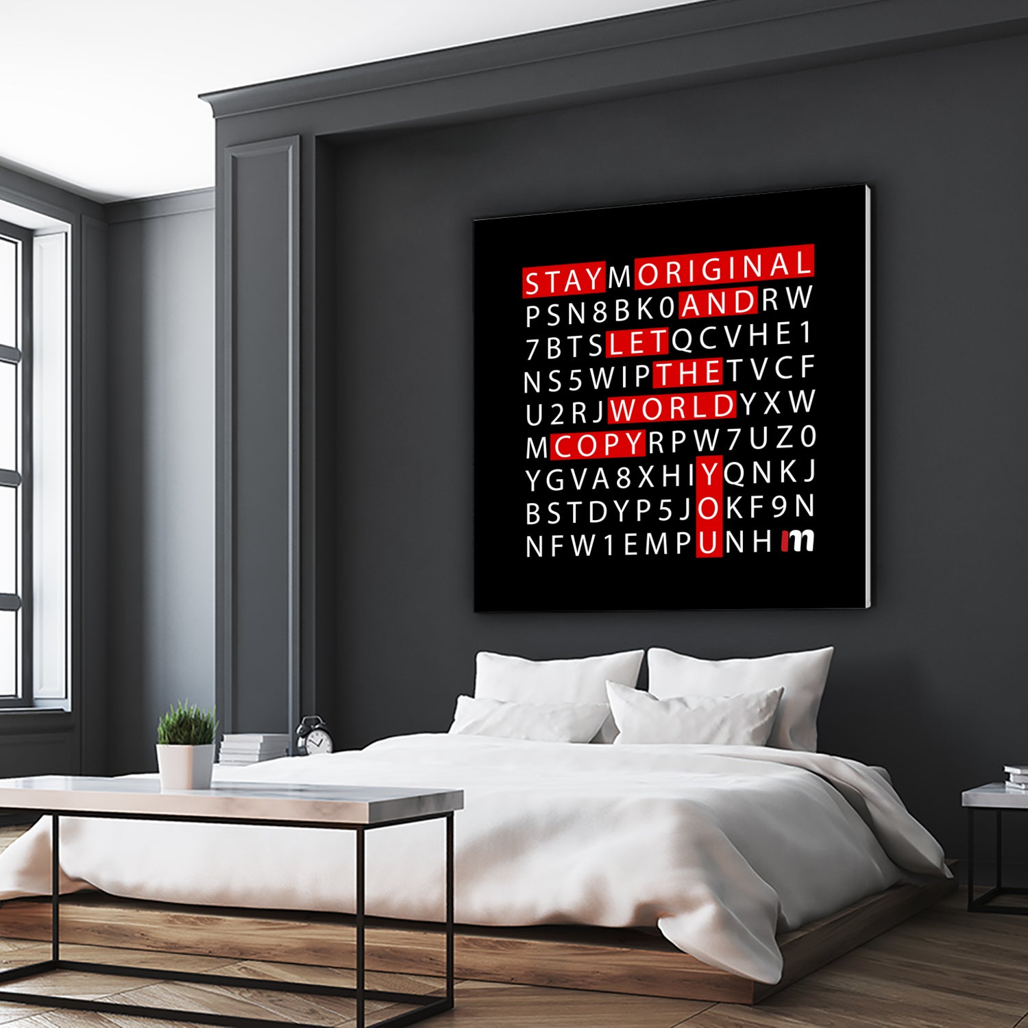 Stay Original by Mariana Angelova on GIANT ART - black typography