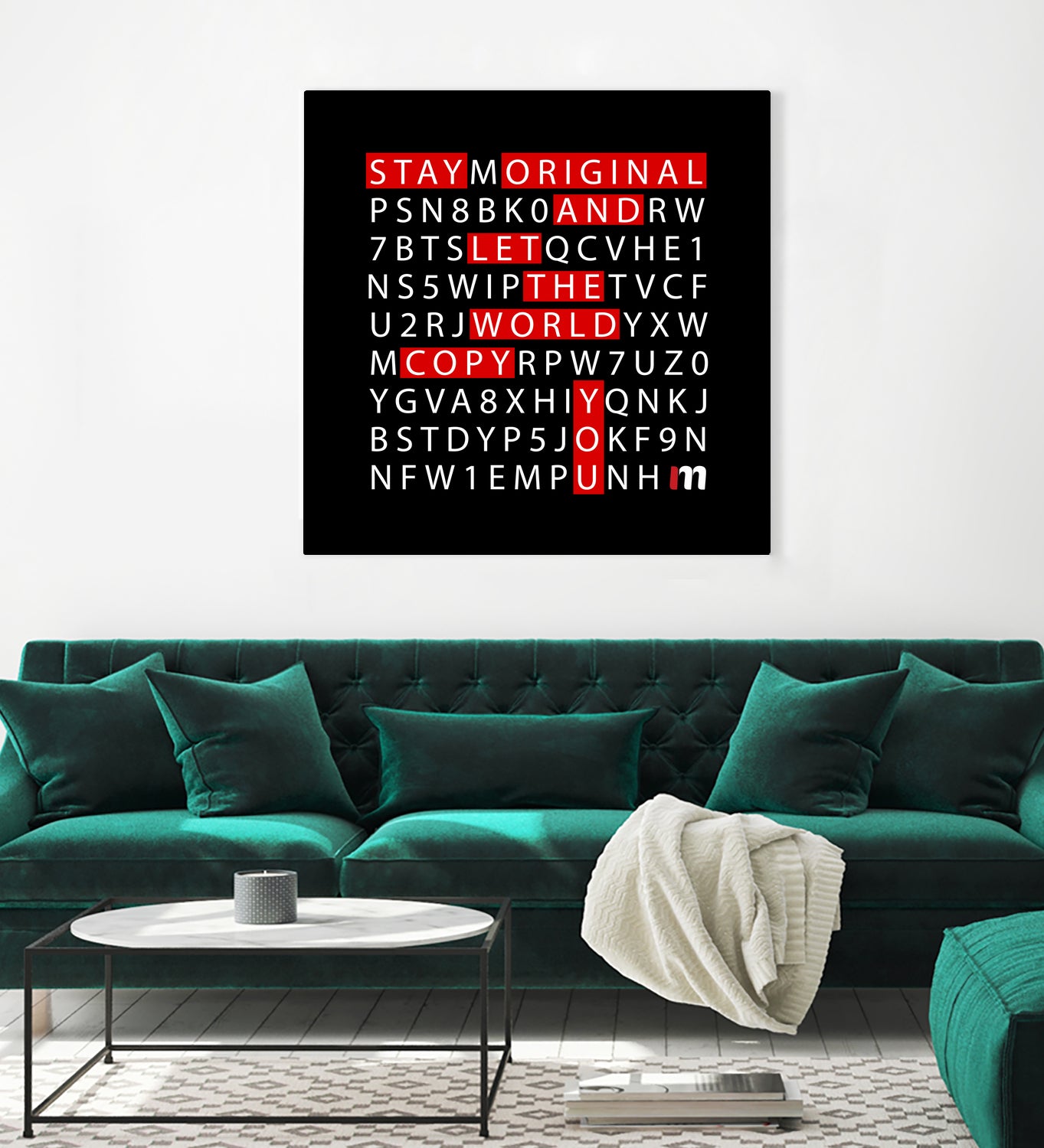 Stay Original by Mariana Angelova on GIANT ART - black typography