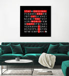 Stay Original by Mariana Angelova on GIANT ART - black typography