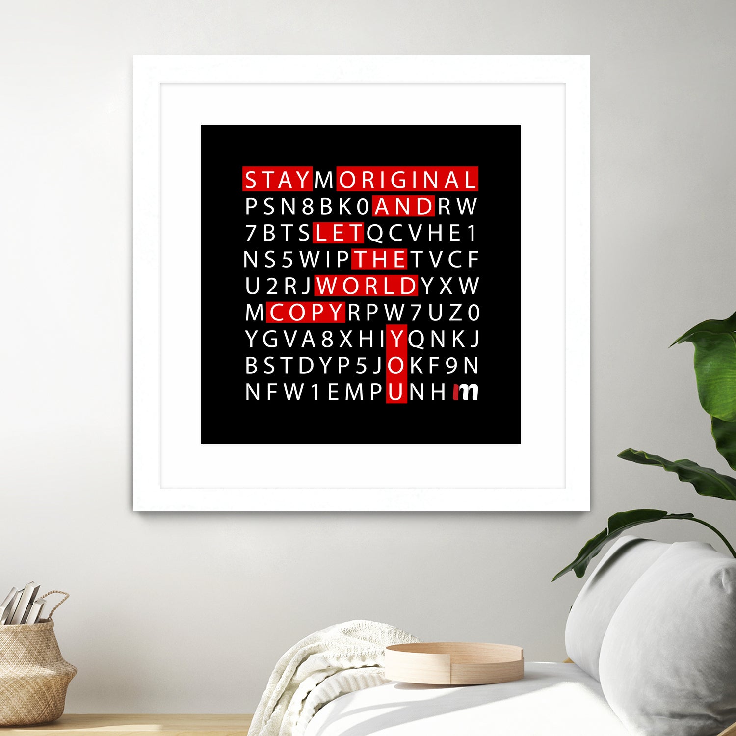 Stay Original by Mariana Angelova on GIANT ART - black typography