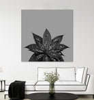 Gray Black Agave with Black Silver Glitter #3 #shiny by Anita & Bella Jantz on GIANT ART - gray photo illustration