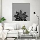 Gray Black Agave with Black Silver Glitter #3 #shiny by Anita & Bella Jantz on GIANT ART - gray photo illustration