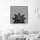 Gray Black Agave with Black Silver Glitter #3 #shiny by Anita & Bella Jantz on GIANT ART - gray photo illustration