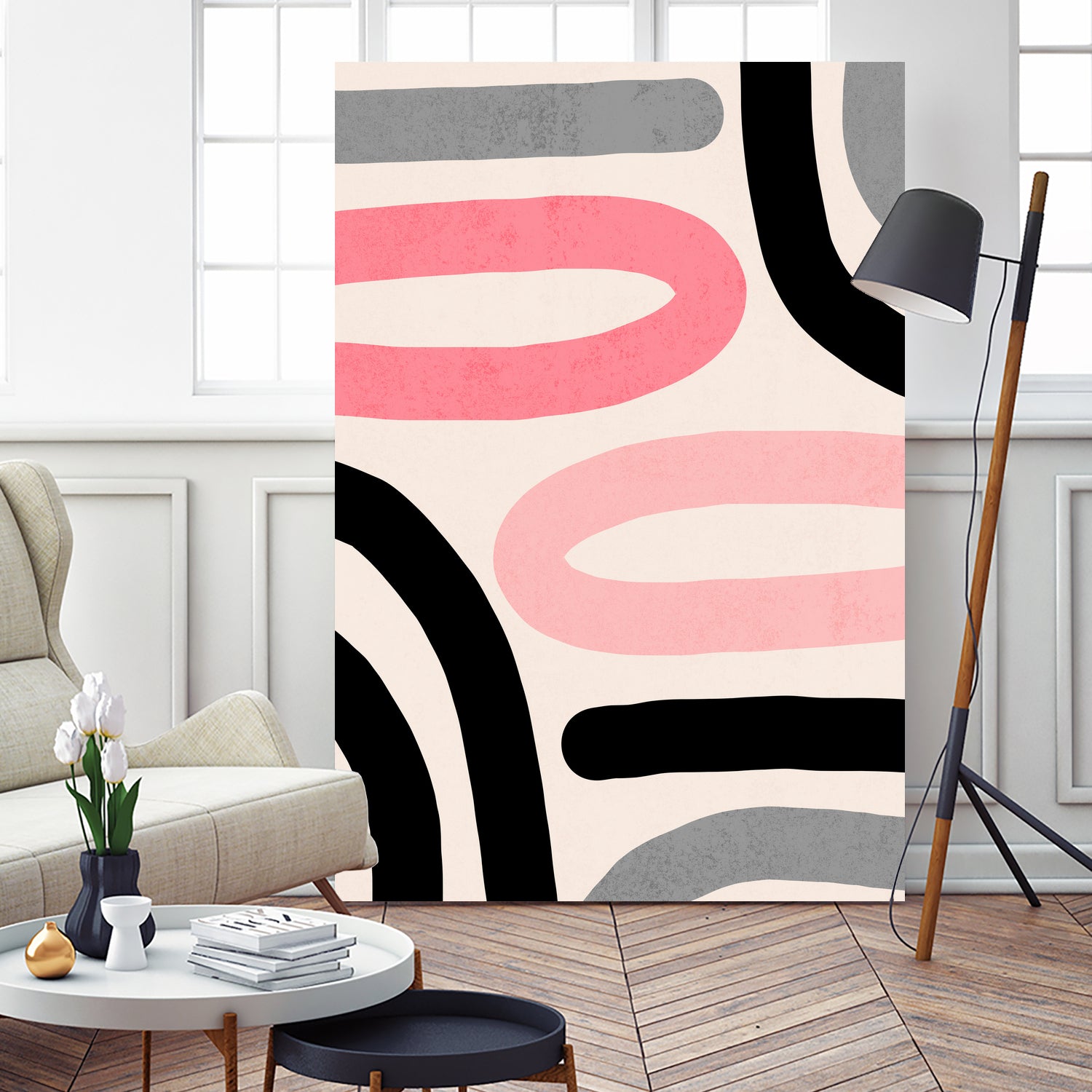 Two of a Kind by Iveta Angelova on GIANT ART - pink digital drawing