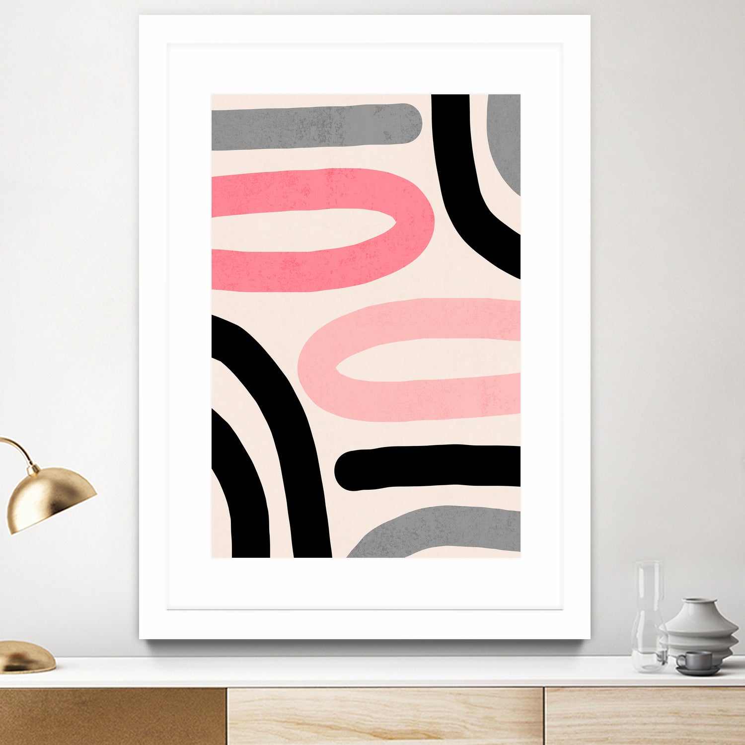 Two of a Kind by Iveta Angelova on GIANT ART - pink digital drawing