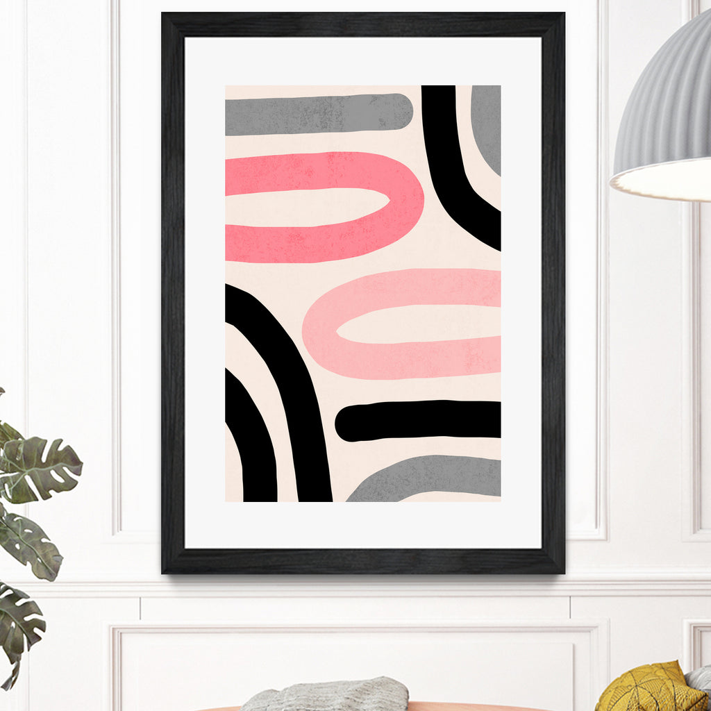 Two of a Kind by Iveta Angelova on GIANT ART - pink digital drawing