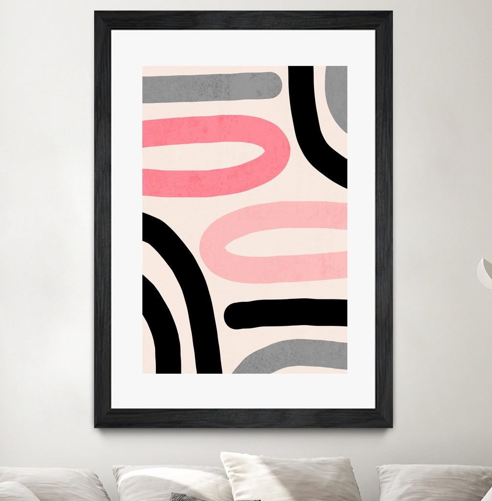 Two of a Kind by Iveta Angelova on GIANT ART - pink digital drawing