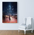 The sending by MCAshe 24 on GIANT ART - blue digital painting