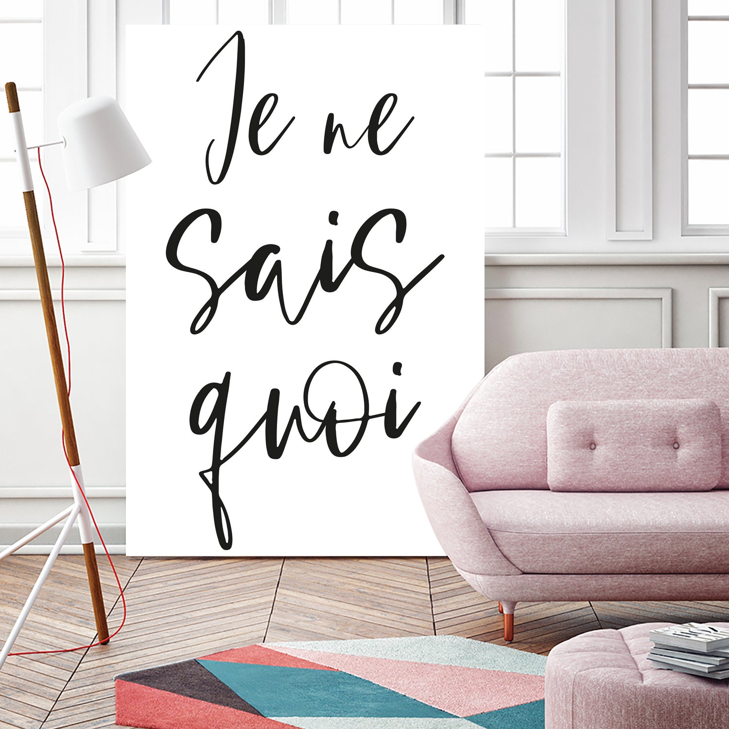 Je ne sais quoi by Anastasia Sawall on GIANT ART - black typography