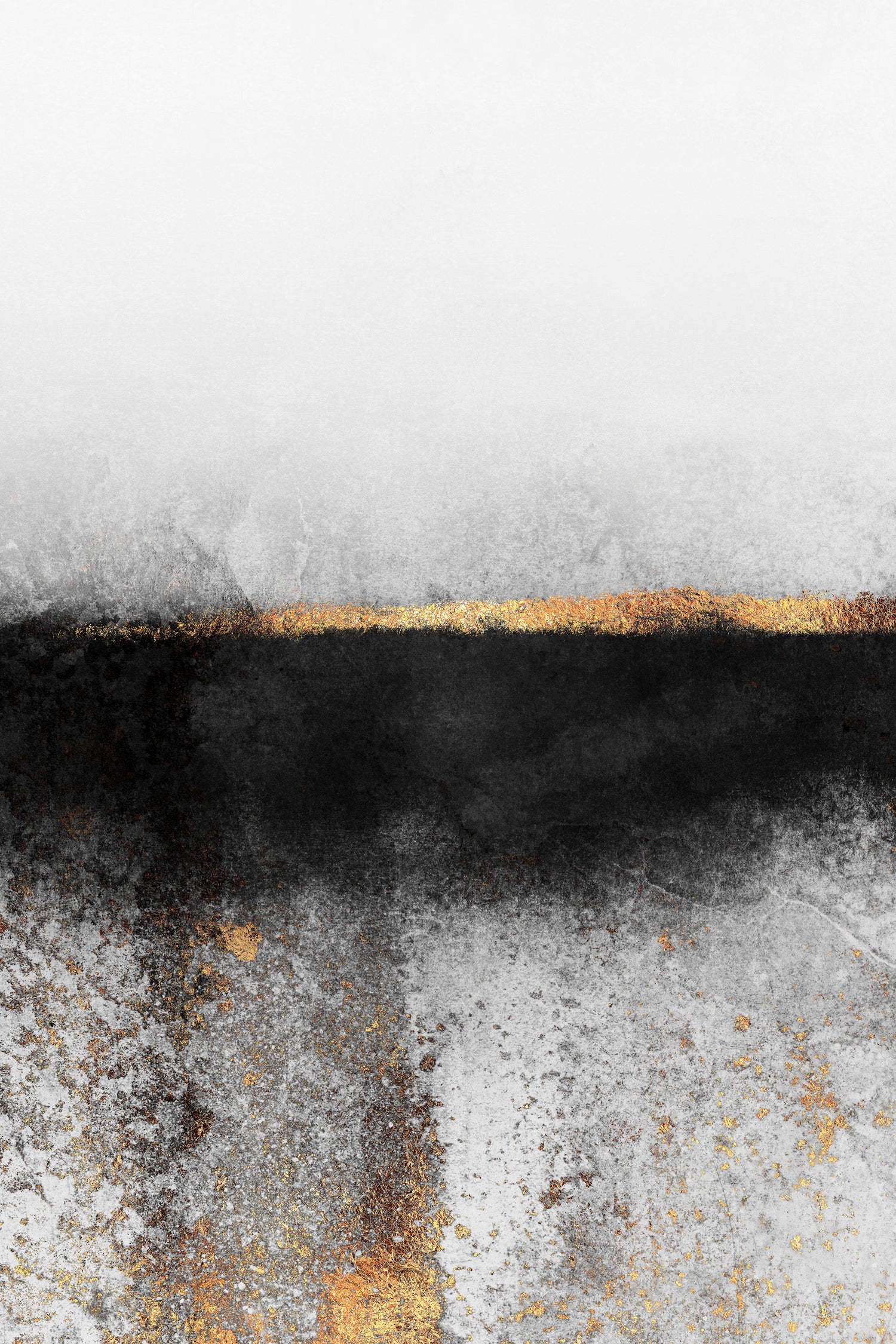 Soot and gold by Elisabeth Fredriksson on GIANT ART - black mixed media