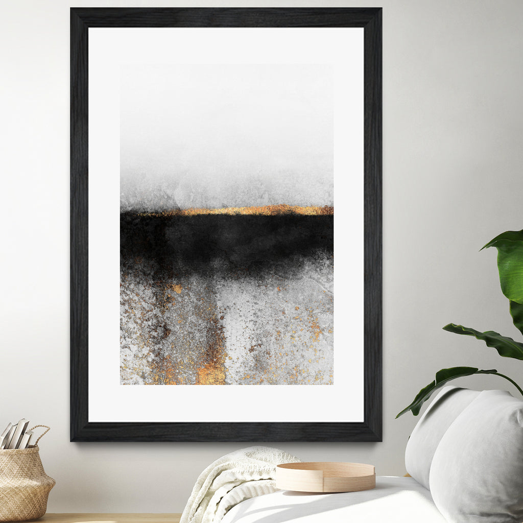 Soot and gold by Elisabeth Fredriksson on GIANT ART - black mixed media