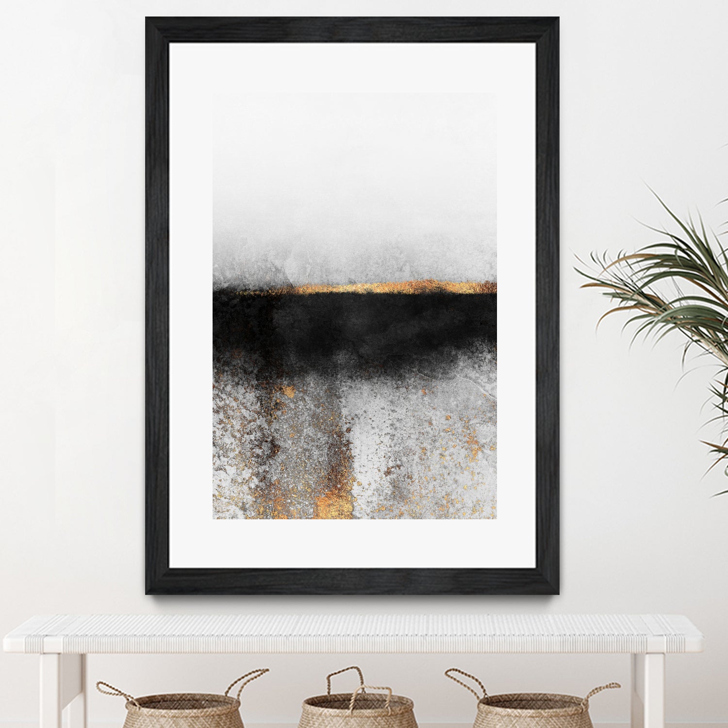 Soot and gold by Elisabeth Fredriksson on GIANT ART - black mixed media