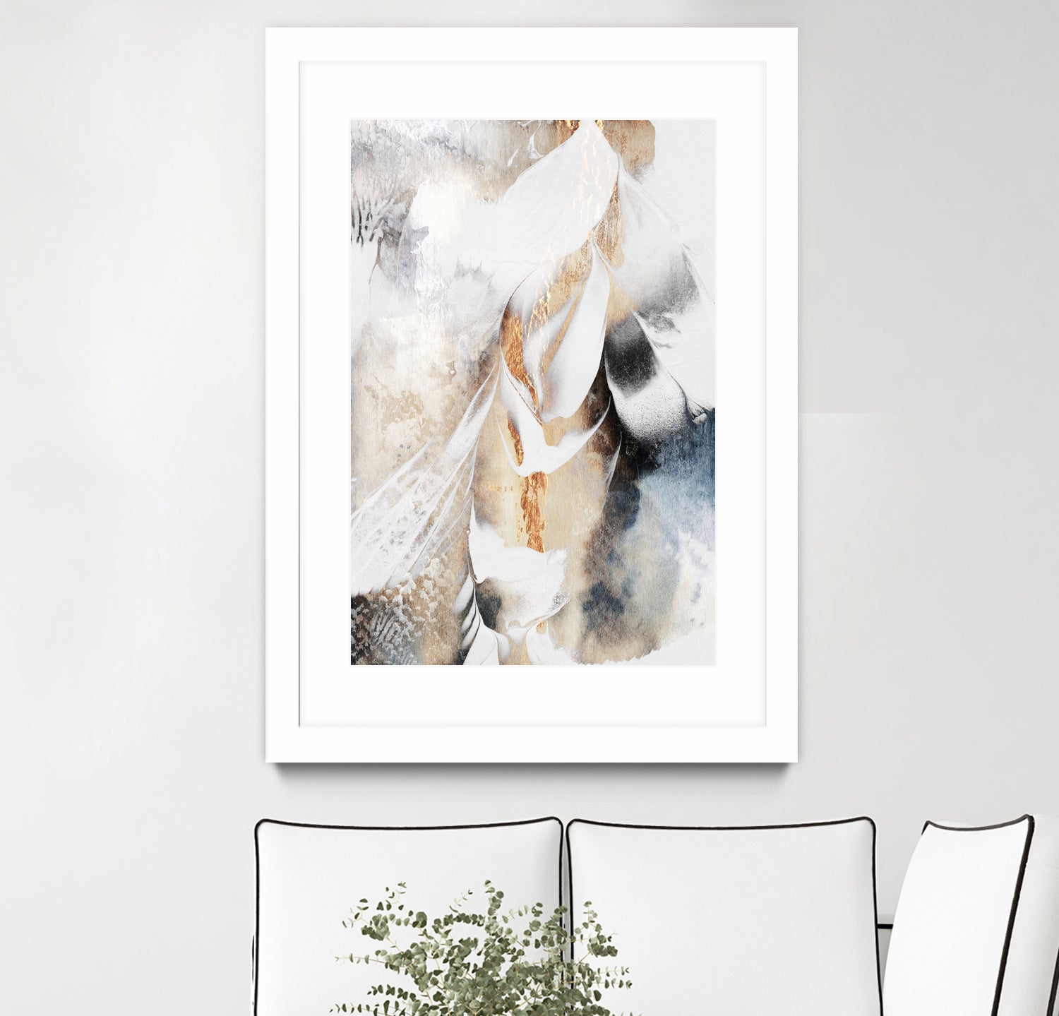 Soothe Your Soul by Elisabeth Fredriksson on GIANT ART - white mixed media