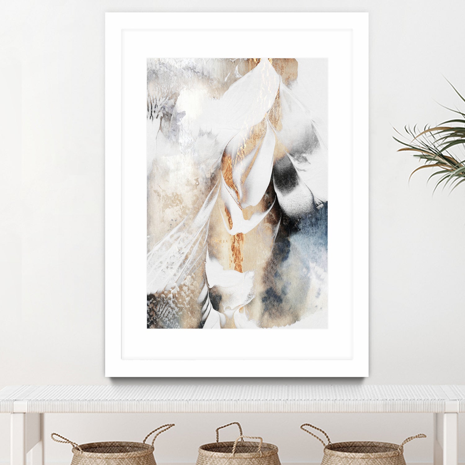 Soothe Your Soul by Elisabeth Fredriksson on GIANT ART - white mixed media