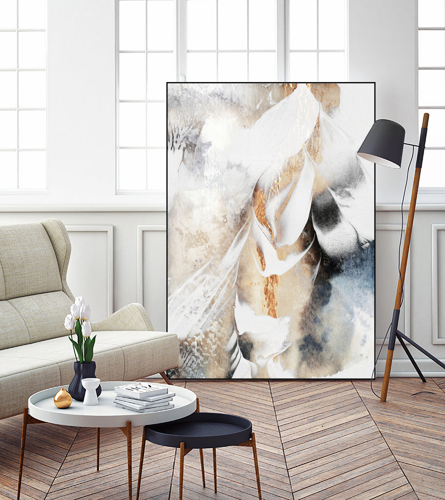 Soothe Your Soul by Elisabeth Fredriksson on GIANT ART - white mixed media